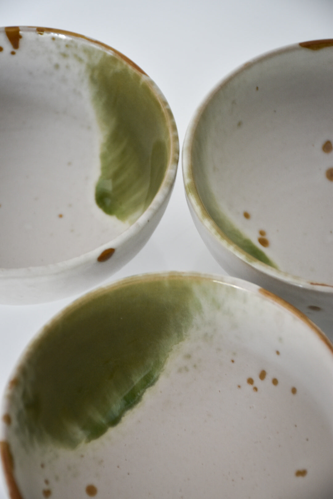 Stoneware Dip and Nibble Bowl – Sage Splash