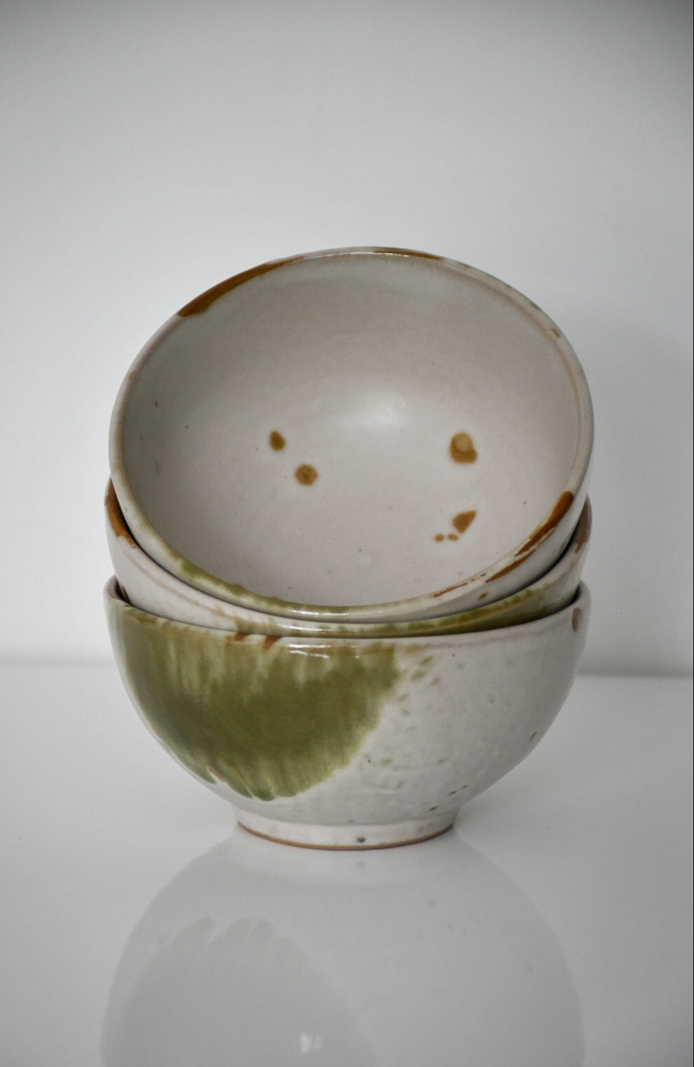 Stoneware Dip and Nibble Bowl – Sage Splash