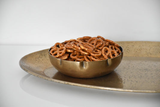 Gold Caelen Hammered Bowl
