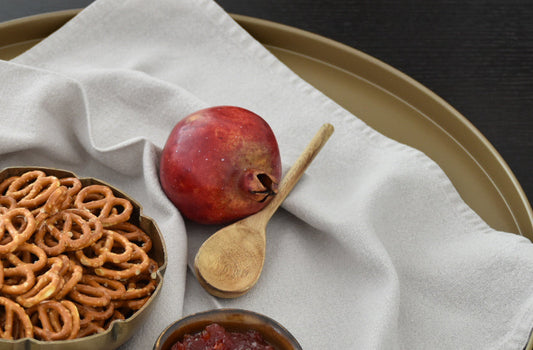 Wooden dip spoon