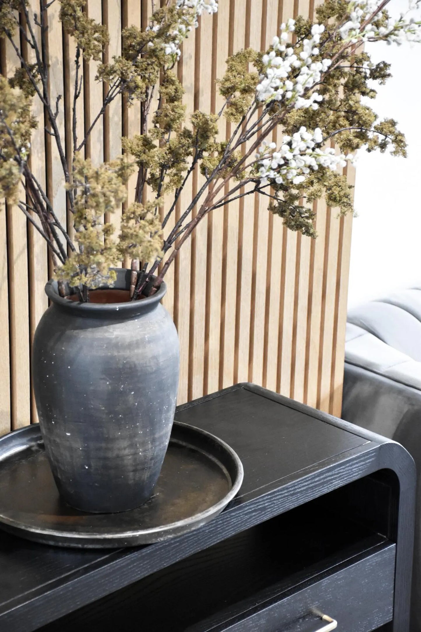 Large Stone Clay Pot Vase