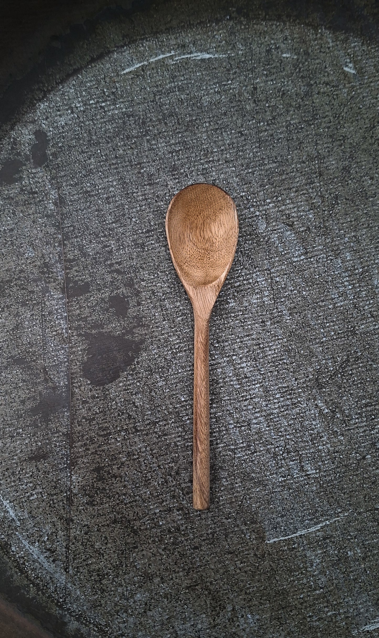 Wooden Dip Spoon 17cm